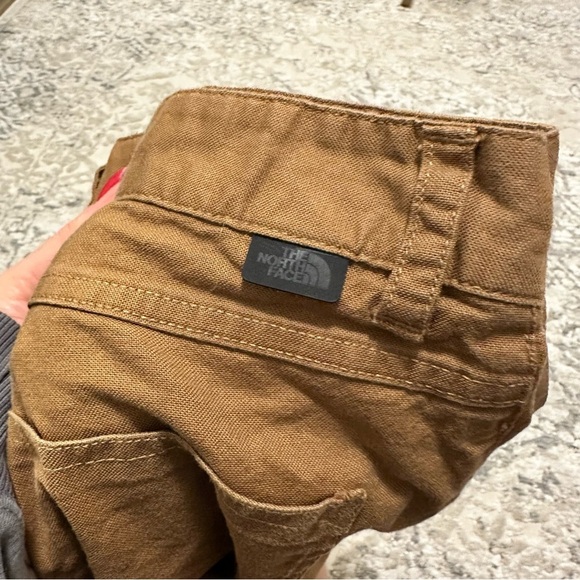 The North Face Brown Cotton Stretchy Outdoor Shorts Casual Hiking Size 32 Men’s - Picture 4 of 7